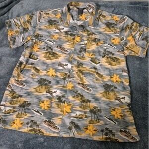 5.11 Tactical Mens 2XL Short Sleeve Military Snap Button Up Shirt  Island Patrol